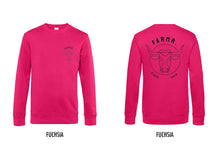 Afbeelding in Gallery-weergave laden, FARMR. Kleuren Sweater met zwart bull logo
