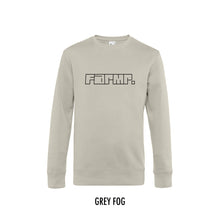 Afbeelding in Gallery-weergave laden, FARMR. Pastel Sweater met zwart graffiti logo
