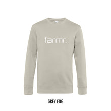 Load image into Gallery viewer, FARMR. Pastel Sweater met wit slim logo
