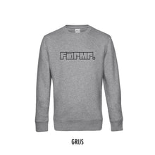 Afbeelding in Gallery-weergave laden, FARMR. Basic Sweater met zwart graffiti logo
