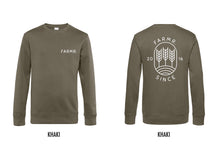 Load image into Gallery viewer, FARMR. Basic Sweater met wit graan logo
