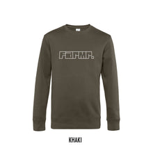 Load image into Gallery viewer, FARMR. Basic Sweater met wit graffiti logo
