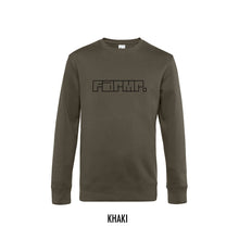 Load image into Gallery viewer, FARMR. Basic Sweater met zwart graffiti logo
