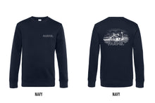 Afbeelding in Gallery-weergave laden, FARMR. Basic Sweater met wit landschap logo
