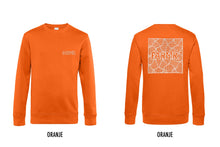 Load image into Gallery viewer, FARMR. Kleuren Sweater met wit square logo
