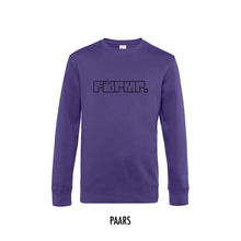 Afbeelding in Gallery-weergave laden, FARMR. Kleuren Sweater met zwart graffiti logo
