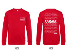 Load image into Gallery viewer, FARMR. Basic Sweater met wit cursief logo
