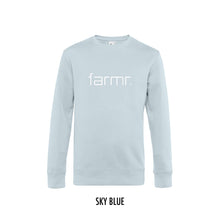 Afbeelding in Gallery-weergave laden, FARMR. Pastel Sweater met wit slim logo
