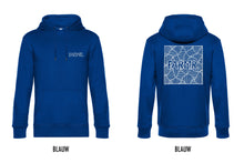 Load image into Gallery viewer, FARMR. Kleuren Hoodie met wit square logo
