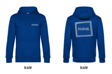 Afbeelding in Gallery-weergave laden, FARMR. Kleuren Hoodie met wit zakdoek logo
