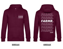 Load image into Gallery viewer, FARMR. Basic Hoodie met wit cursief logo
