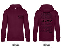 Load image into Gallery viewer, FARMR. Basic Hoodie met zwart cursief logo
