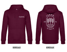 Load image into Gallery viewer, FARMR. Basic Hoodie met wit graan logo
