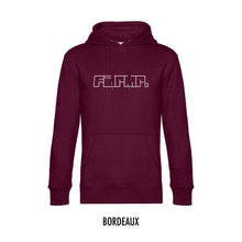 Load image into Gallery viewer, FARMR. Basic Hoodie met wit graffiti logo
