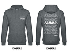 Load image into Gallery viewer, FARMR. Basic Hoodie met wit cursief logo
