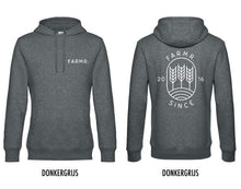 Load image into Gallery viewer, FARMR. Basic Hoodie met wit graan logo
