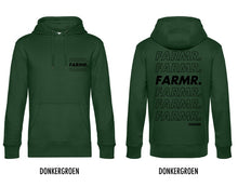 Load image into Gallery viewer, FARMR. Basic Hoodie met zwart cursief logo
