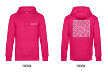 Load image into Gallery viewer, FARMR. Kleuren Hoodie met wit square logo
