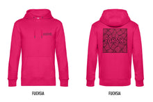 Afbeelding in Gallery-weergave laden, FARMR. Kleuren Hoodie met zwart square logo
