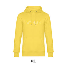 Load image into Gallery viewer, FARMR. Kleuren Hoodie met wit graffiti logo
