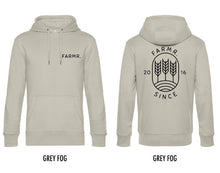 Afbeelding in Gallery-weergave laden, FARMR. Pastel Hoodie met zwart graan logo
