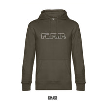 Load image into Gallery viewer, FARMR. Basic Hoodie met wit graffiti logo
