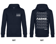 Afbeelding in Gallery-weergave laden, FARMR. Basic Hoodie met wit cursief logo
