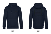 Afbeelding in Gallery-weergave laden, FARMR. Basic Hoodie met zwart zakdoek logo
