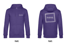 Load image into Gallery viewer, FARMR. Kleuren Hoodie met wit zakdoek logo
