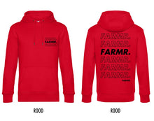 Afbeelding in Gallery-weergave laden, FARMR. Basic Hoodie met zwart cursief logo
