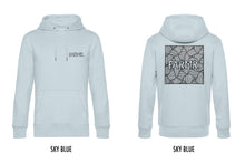 Afbeelding in Gallery-weergave laden, FARMR. Pastel Hoodie met zwart square logo
