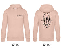 Afbeelding in Gallery-weergave laden, FARMR. Pastel Hoodie met zwart graan logo
