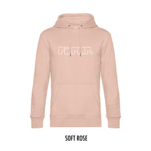 Afbeelding in Gallery-weergave laden, FARMR. Pastel Hoodie met wit graffiti logo
