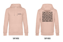 Afbeelding in Gallery-weergave laden, FARMR. Pastel Hoodie met zwart square logo
