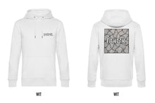 Load image into Gallery viewer, FARMR. Basic Hoodie met zwart square logo
