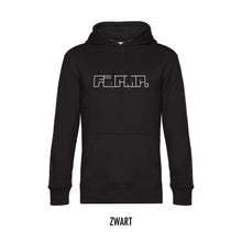 Load image into Gallery viewer, FARMR. Basic Hoodie met wit graffiti logo
