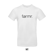 Load image into Gallery viewer, FARMR. Basic Shirt met zwart slim logo
