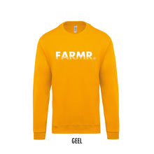 Load image into Gallery viewer, FARMR. Kids sweater with white fade logo
