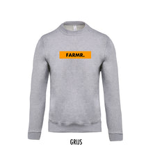 Load image into Gallery viewer, FARMR. Kids sweater with yellow block logo
