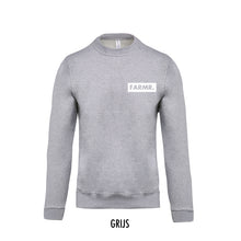 Load image into Gallery viewer, FARMR. Kids sweater met klein wit block logo
