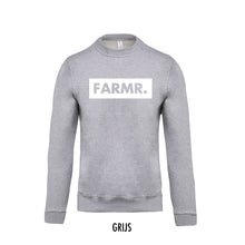 Load image into Gallery viewer, FARMR. Kids sweater met groot wit block logo
