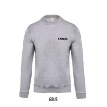 Load image into Gallery viewer, FARMR. Kids sweater met kleine zwarte volle letters
