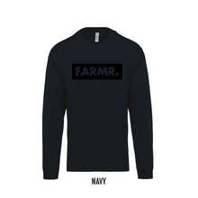 Load image into Gallery viewer, FARMR. Kids sweater met groot zwart block logo
