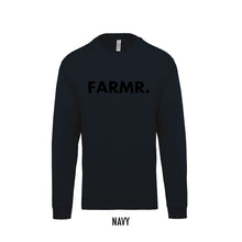 Load image into Gallery viewer, FARMR. Kids sweater met grote zwarte volle letters
