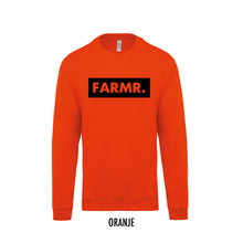 Load image into Gallery viewer, FARMR. Kids sweater met groot zwart block logo
