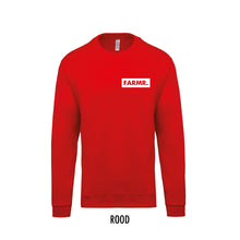 Afbeelding in Gallery-weergave laden, FARMR. Kids sweater met klein wit block logo
