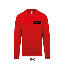 Load image into Gallery viewer, FARMR. Kids sweater met klein zwart block logo
