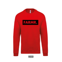 Load image into Gallery viewer, FARMR. Kids sweater met groot zwart block logo
