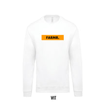 Afbeelding in Gallery-weergave laden, FARMR. Kids sweater met geel block logo
