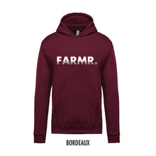 Afbeelding in Gallery-weergave laden, FARMR. Kids hoodie met wit fade logo
